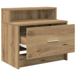 ZNTS Bedside Cabinets with Drawer 2 pcs Artisan Oak 51x31x47 cm 858685