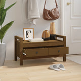 Hall Bench Honey Brown 80x40x43 cm Solid Wood Pine 821787