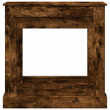 Fireplace Surround Smoked Oak 90x30x90 cm Engineered Wood 854593