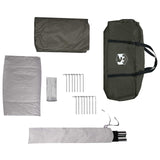 Cabin Tent with Rainfly Water-Resistant 10-Person Army Green 42042257