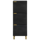 Highboard Black 40x33x110 cm Engineered Wood 4017677