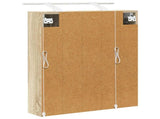Bathroom Mirror Cabinet Sonoma Oak 60 x 14.5 x 70 cm 889193