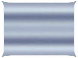 Sun Shade Sail Blue and White 7 x 7 m 100% Polyester Oxford 42030990