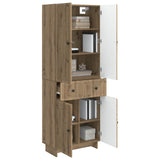 Cabinet Set 2 pcs 66 x 34.5 x 90 cm Engineered Wood 3416411
