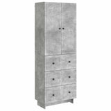Cabinet Set 2 pcs Concrete Grey 66 x 34.5 x 90 cm 3416379