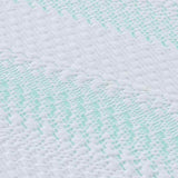 Mattress Topper White and Green 90 x 200 x 6 cm Jaquard Fabric 4106146