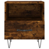 Bedside Cabinets 2 pcs Smoked Oak 40x35x47.5 cm Engineered Wood 827431
