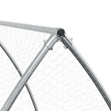 Rabbit Hutch Silver 105x600x120 cm Galvanised Steel 3281529