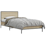 Bed Frame with Headboard Sonoma Oak 80 x 200 cm Engineered Wood 8009107