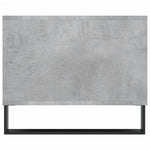 ZNTS Coffee Table Concrete Grey 102x50x40 cm Engineered Wood 829328