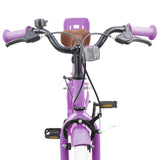 Kids Bike 18 Inches for 5-7 Years Old Purple 42009426
