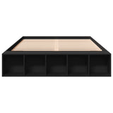 Bed Frame without Mattress Black 140x200 cm 3280567