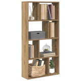 Bookcase Artisian Oak 60x20x120.5 cm Engineered Wood 858155
