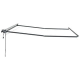 Awning Frame Manual Anthracite 500 x 300 cm Aluminium 313243