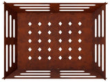 Fire Pit Rusty 60 x 60 x 30 cm Weathering Steel 8012595