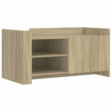 Coffee Table Sonoma Oak 100x50x50 cm Engineered Wood 848362