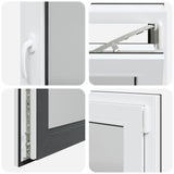 Basement Window "RISOR" 110x70 cm Tilt&Turn DIN Right Anthracite 4108459