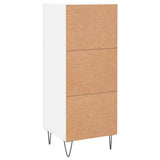 Sideboard White 34.5x34x90 cm Engineered Wood 830436