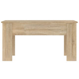 Coffee Table Sonoma Oak 101x49x52 cm Engineered Wood 809686