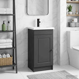 Bathroom Vanity with Sink Black 42 x 40 x 84.5 cm 890055