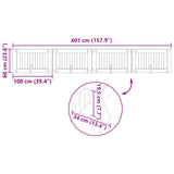 Dog Gate with Stands 4 pcs Artisan Oak 100 x 60 cm 892120