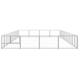 Dog Kennel Silver 40 m Steel 3082156