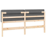 Upholstered Headboard Brown and Light Grey 180 cm 880053