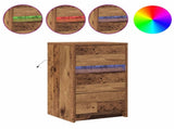 Bedside Cabinet Old Wood 38 x 34 x 61 cm Engineered wood 868930