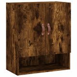 Wall Cabinet Smoked Oak 60x31x70 cm Engineered Wood 829889