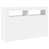 Sideboard White 116 x 30 x 75 cm Engineered Wood 3333876