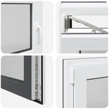 Basement Window "RISOR" 120x60 cm Tilt&Turn DIN Left Anthracite 4108419