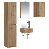 Bathroom Furniture Set 5 pcs Artisan Oak 3407246