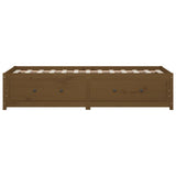 Day Bed without Mattress Honey Brown 80x200 cm Solid Wood Pine 821587