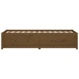 Day Bed without Mattress Honey Brown 90x200 cm Solid Wood Pine 821592