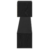 TV Cabinet Set 4 pcs Black Oak Engineered Wood 3333061