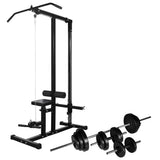 Power Tower with Barbell and Dumbbell Set 30.5 kg 275355