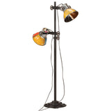 Floor Lamp with 2 Lampshade Multicolour E27 344405
