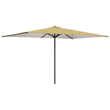 Garden Parasol with Base 200 x 300 cm Polyester Rectangular 42036174
