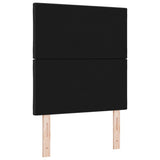 ZNTS LED Headboard Diamond Blocks Design Black 80 cm Fabric 3338477