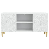 TV Cabinet 102 x 34.5 x 50 cm White Engineered Wood 895155