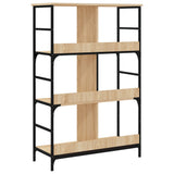 Bookshelf Sonoma Oak 78.5x33x117.5 cm Engineered Wood 835250