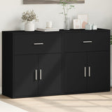 Sideboards 2 pcs Black 60x31x70 cm Engineered Wood 3276547