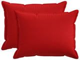 Throw Pillow 2 pcs HOUTEN Red 70 x 70 cm Faux Linen 936418