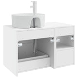 Bathroom Furniture Set 2 pcs White Engineered Wood 3403904
