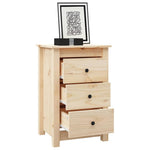 ZNTS Bedside Cabinets 2 pcs 40x35x61.5 cm Solid Wood Pine 813700