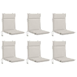 6-Piece High Back Chair Cushions GEMERT 6 pcs 100% Polyester 946452
