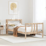 Bed Frame with Headboard without Mattress 75x190 cm Small Single 3305953