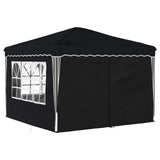 Pop-up Party Tent 288 x 288 x 245 cm Anthracite Oxford Fabric 42019770