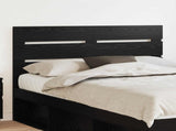 Headboard Black Oak Engineered Wood 887538