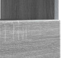 LED TV Cabinet Grey Sonoma Engineered Wood 897651